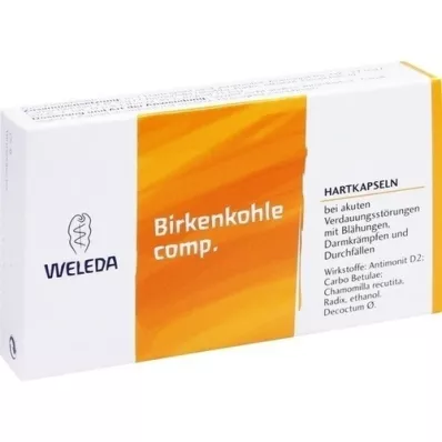 BIRKENKOHLE comp.Hard capsules, 20 pcs