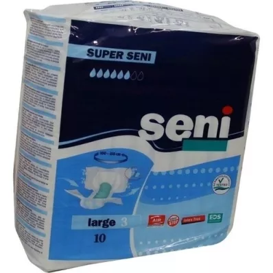 SUPER SENI Incontinence pants for adults size 3 L, 10 pieces SUPER SENI Incontinence pants for adults size 3 L, 10 pieces