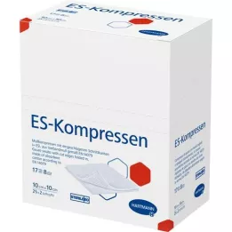 ES-KOMPRESSEN sterile 10x10 cm 8-fold, 25X2 pcs