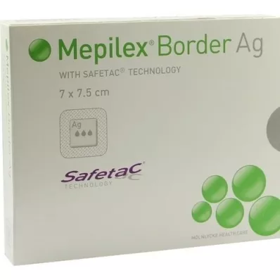 MEPILEX Border Ag foam connection 7x7.5 cm sterile, 5 pcs MEPILEX Border Ag foam connection 7x7.5 cm sterile, 5 pcs