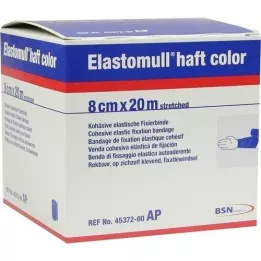 ELASTOMULL haft color 8 cmx20 m fixing paper blue, 1 pc