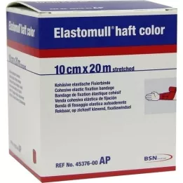 ELASTOMULL haft color 10 cmx20 m fixing paper red, 1 pc