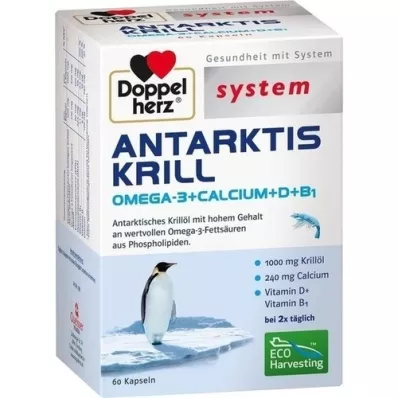 DOPPELHERZ Antarctic Krill system capsules, 60 pcs