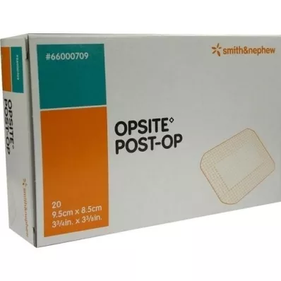 OPSITE Post-OP 8.5x9.5 cm bandage individually sterile, 20X1 pcs OPSITE Post-OP 8.5x9.5 cm bandage individually sterile, 20X1 pcs