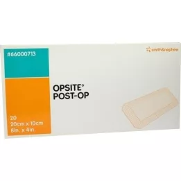 OPSITE Post-OP 10x20 cm bandage individually sterile, 20X1 pcs