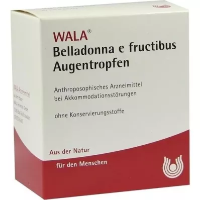 BELLADONNA E FRUCTIBUS Eye drops, 30X0.5 ml BELLADONNA E FRUCTIBUS Eye drops, 30X0.5 ml