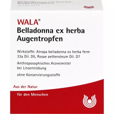 BELLADONNA EX HERBA Eye drops, 30X0.5 ml