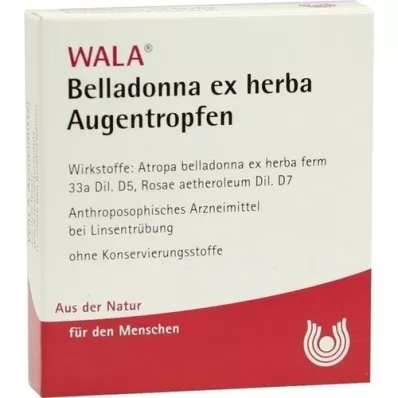 BELLADONNA EX HERBA Eye drops, 5X0.5 ml BELLADONNA EX HERBA Eye drops, 5X0.5 ml