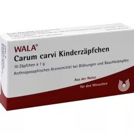 CARUM CARVI Childrens suppositories, 10X1 g