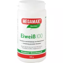 EIWEISS 100 Raspberry Quark Megamax powder, 400 g