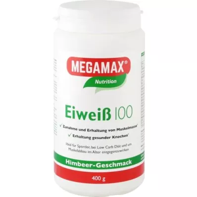 EIWEISS 100 Raspberry Quark Megamax powder, 400 g EIWEISS 100 Raspberry Quark Megamax powder, 400 g