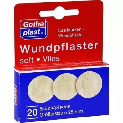 GOTHAPLAST Wundpfl.soft fleece 2.5 cm, 20 pcs GOTHAPLAST Wundpfl.soft fleece 2.5 cm, 20 pcs