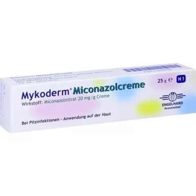 MYKODERM Miconazole cream, 25 g MYKODERM Miconazole cream, 25 g