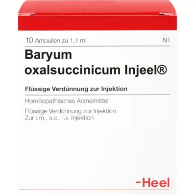 BARYUM oxalsuccinicum Injeel ampoules, 10 pcs BARYUM oxalsuccinicum Injeel ampoules, 10 pcs