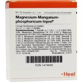 MAGNESIUM MANGANUM phosphoricum Injeel ampoules, 10 pcs