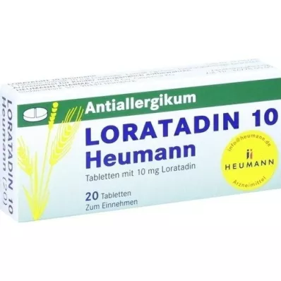 LORATADIN 10 Heumann tablets, 20 pcs LORATADIN 10 Heumann tablets, 20 pcs