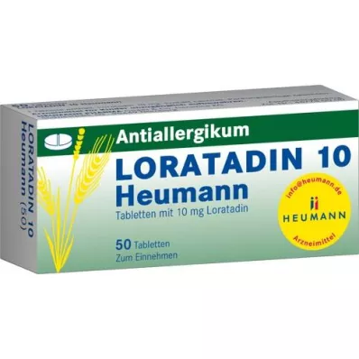 LORATADIN 10 Heumann tablets, 50 pcs LORATADIN 10 Heumann tablets, 50 pcs