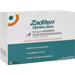 ZADITEN ophtha sine 0.25 mg/ml eye drops single dose, 20 pcs