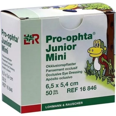 PRO-OPHTA Junior mini occlusion plaster, 50 pieces PRO-OPHTA Junior mini occlusion plaster, 50 pieces
