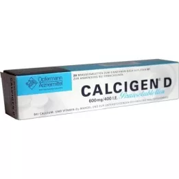 CALCIGEN D 600 mg/400 IU effervescent tablets, 20 pcs