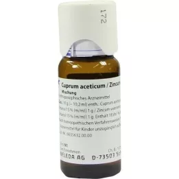 CUPRUM ACETICUM/Zincum valerianicum mixture, 50 ml