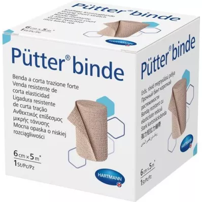 PÜTTER Bandage 6 cmx5 m, 1 piece