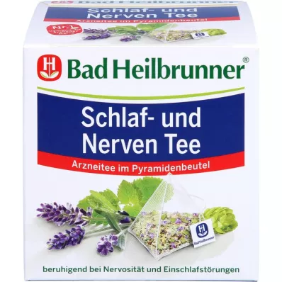 BAD HEILBRUNNER Sleep and Nerve Tea Pyramid B., 15X1.7 g BAD HEILBRUNNER Sleep and Nerve Tea Pyramid B., 15X1.7 g