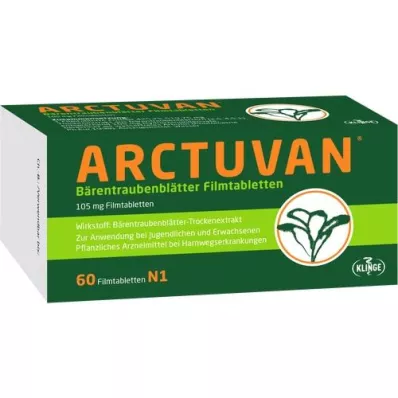 ARCTUVAN Bearberry film-coated tablets, 60 pcs