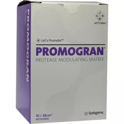 PROMOGRAN 28 sqcm sterile tamponades, 10 pieces PROMOGRAN 28 sqcm sterile tamponades, 10 pieces