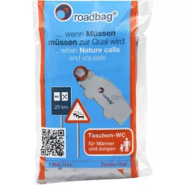 ROADBAG Bags-WC/Emergency toilet for men, 5 pcs