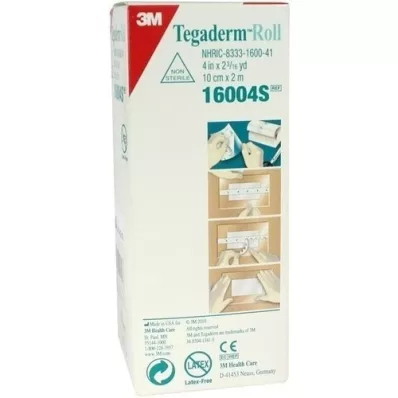 TEGADERM 3M plaster 10 cmx2 m roll 16004S, 1 pc