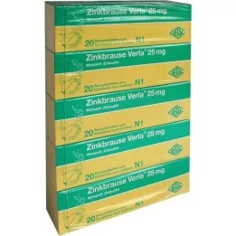 ZINKBRAUSE Verla 25 mg effervescent tablets, 100 pcs