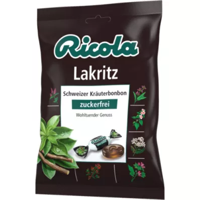 RICOLA o.Z.bag of licorice candies, 75 g RICOLA o.Z.bag of licorice candies, 75 g