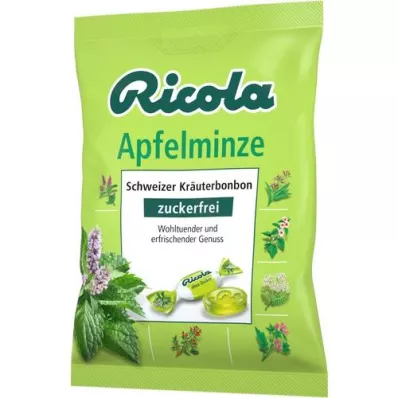RICOLA o.Z.bag of apple mint candies, 75 g