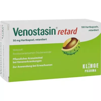 VENOSTASIN retard 50 mg hard capsule retarded, 100 pcs