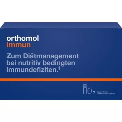 ORTHOMOL Immune drinking bottle/tablet combination pack. ORTHOMOL Immune drinking bottle/tablet combination pack.