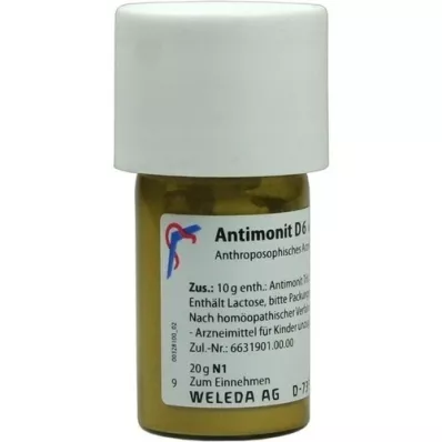 ANTIMONIT D 6 Trituration, 20 g ANTIMONIT D 6 Trituration, 20 g