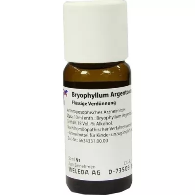 BRYOPHYLLUM ARGENTO cultum D 3 dilution, 50 ml BRYOPHYLLUM ARGENTO cultum D 3 dilution, 50 ml