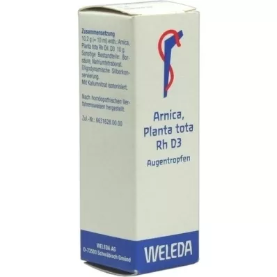 ARNICA PLANTA tota Rh D 3 eye drops, 10 ml