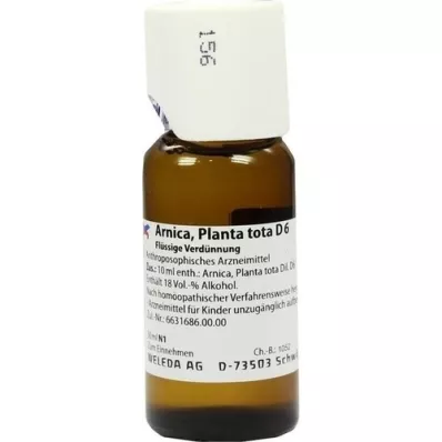 ARNICA PLANTA tota D 6 dilution, 50 ml ARNICA PLANTA tota D 6 dilution, 50 ml