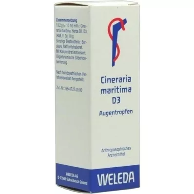 CINERARIA maritima D 3 eye drops, 10 ml CINERARIA maritima D 3 eye drops, 10 ml