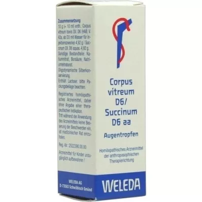 CORPUS VITREUM D 6/Succinum D 6 aa eye drops, 10 ml CORPUS VITREUM D 6/Succinum D 6 aa eye drops, 10 ml