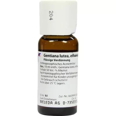 GENTIANA LUTEA D 1 dilution, 50 ml GENTIANA LUTEA D 1 dilution, 50 ml