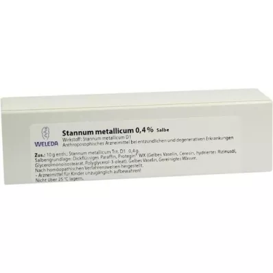STANNUM METALLICUM SALBE 0.4%, 25g