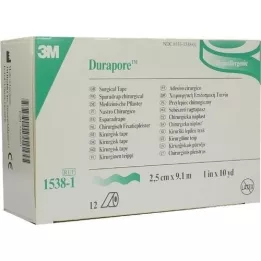 DURAPORE Silk plaster 2.5 cmx9.1 m roll, 12 pieces