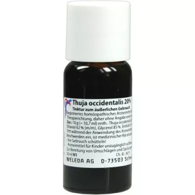 THUJA OCCIDENTALIS 20% external tincture, 50 ml