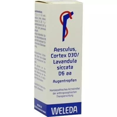 AESCULUS CORTEX D 30/Lavandula D 6 aa eye drops, 10 ml