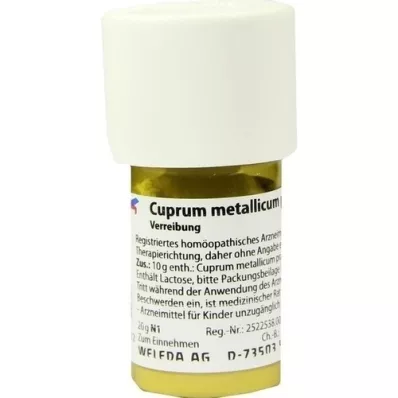 CUPRUM METALLICUM praep.D 6 Trituration, 20 g