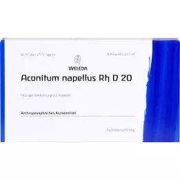 ACONITUM NAPELLUS Rh D 20 ampoules, 8X1 ml