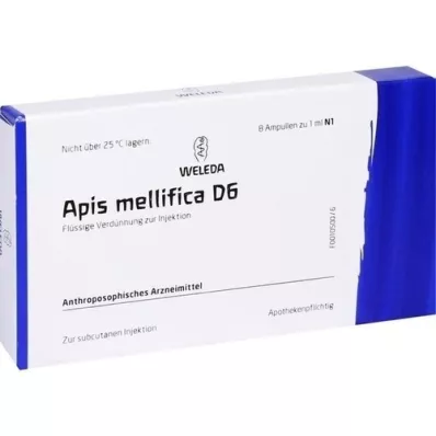 APIS MELLIFICA D 6 ampoules, 8 pcs